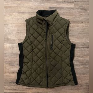 Andrew Marc Quilted Brown Women's Vest